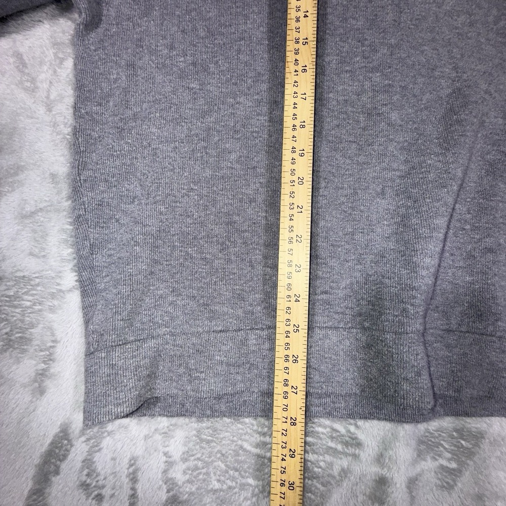 Cremieux Pullover Sweater Mens‎ 2XL Gray Sweater 1/4 Zip Elbow Patches - Picture 8 of 9